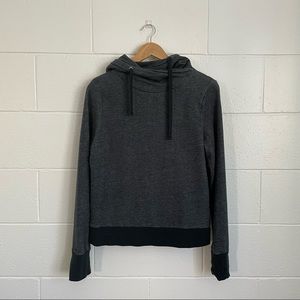 Black and Grey Pullover Hoodie
